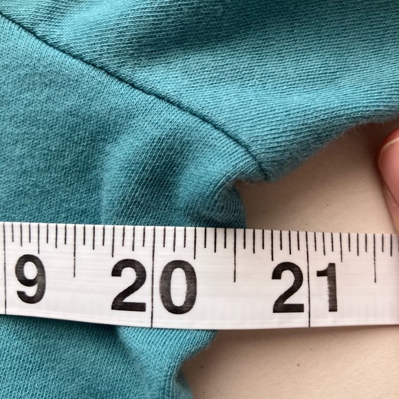 Pure Jill Women’s 100% Cotton Sweater Sz LP Lightweight Green/blue Casual - Picture 6 of 6